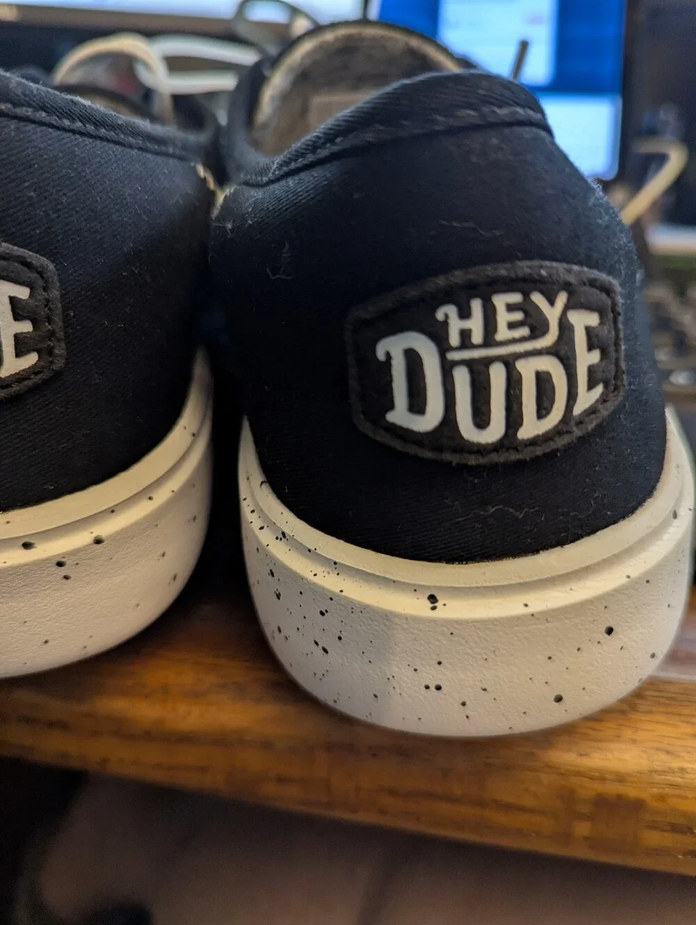 Hey Dude black canvas